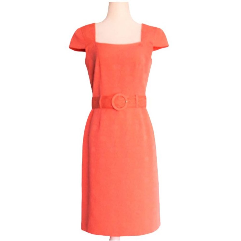 ALEX MARIE Sheath Dress Square Neck Cap Sleeves